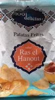 Mängden socker i Patatas fritas sabor ras el hanout
