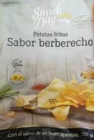 Mängden socker i Patatas fritas sabor berberecho