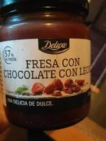 Mängden socker i Fresa con chocolate con leche