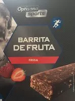 Mängden socker i Barrita de fruta (fresa)
