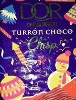Mängden socker i Turrón choco chisp