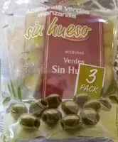 Mängden socker i Aceitunas verdes sin hueso