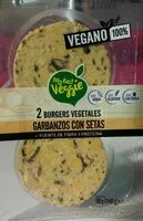 Mängden socker i 2 Hamburguesas Garbanzos con setas