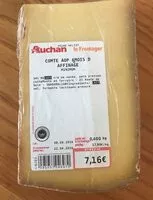 Mängden socker i Comte 6 mois