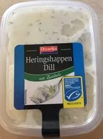 Mängden socker i Heringshappen mit Dill und Zwiebeln