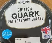 Mängden socker i British Quark Fat Free Soft Cheese