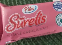 Mängden socker i varškės sūrelis su želė gabaliukais