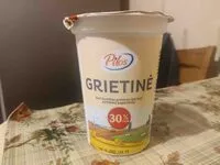 Mängden socker i Grietinė 30%