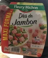 Mängden socker i Dés de jambon