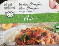 Mängden socker i Porc shangai au riz