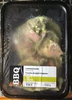 Mängden socker i Tranche de gigot d'agneau marinée