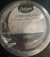 Mängden socker i Apero Salami parmesan