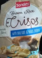 Mängden socker i Brown Rice Crisps with sea salt & black pepper