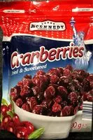 Mängden socker i Sušené a slazené brusinky