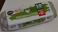 Mängden socker i Frische Eier aus Freilandhaltung