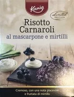 Mängden socker i Risotto carnaroli al mascarpone e mirtilli