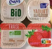 Mängden socker i Yaourt bio fraise