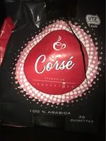 Mängden socker i Corsé