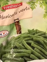Mängden socker i Haricots verts, surgelés