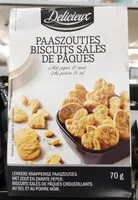 Mängden socker i Biscuits salés de Pâques