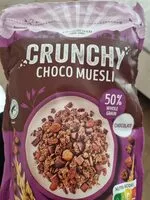 Mängden socker i Crunchy müsli chocolat