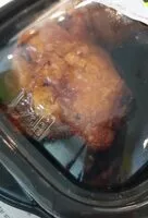 Mängden socker i Cuisse de poulet rôtie issue de poulet certifié