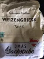 Mängden socker i Weizengrieß Typ 480