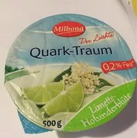 Mängden socker i Quark-traum, Limette-holunderblüte