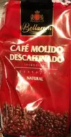 Mängden socker i cafe molido descafeinado