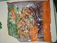 Mängden socker i Carrot and green peas mix