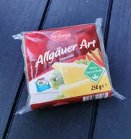 Mängden socker i Käse - Schmelzkäse Allgäuer Art