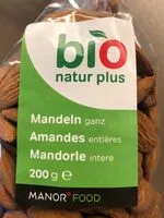 Mängden socker i Natur Plus Amandes entières