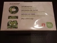 Mängden socker i Infusion de thym