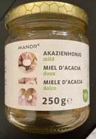 Mängden socker i Miel d'acacias doux BIO