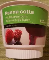 Mängden socker i Panna Cotta au Coulis de Baies