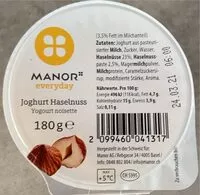 Mängden socker i Yogourt noisette