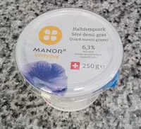 Mängden socker i Halbfettquark