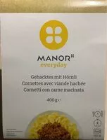 Mängden socker i Cornettes avec viande hachée