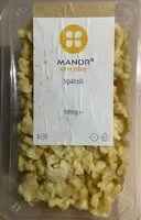 Mängden socker i Spätzli (pâtes aux œufs)