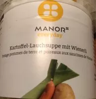 Mängden socker i Potage pdt, poireaux aux saucisses de Vienne