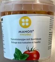 Mängden socker i Potage aux tomates et basilic