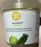 Mängden socker i Potage de courgettes, citron vert et menthe