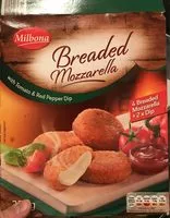 Mängden socker i Breaded Mozzarella