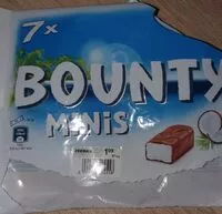 Mängden socker i BOUNTY MINIS