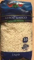 Mängden socker i ARROZ LARGO