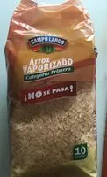 Mängden socker i Arroz vaporizado