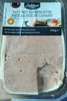 Mängden socker i Pate au foie de canard