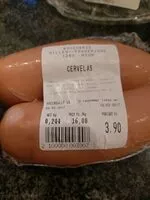 Mängden socker i Cervelas