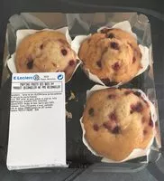 Mängden socker i Muffins fruits des bois