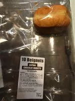 Mängden socker i Beignets Chocolat Noisette